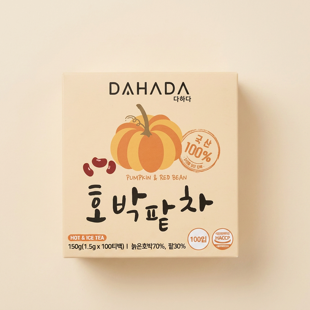 다하다 호박팥차, 1.5g, 200개