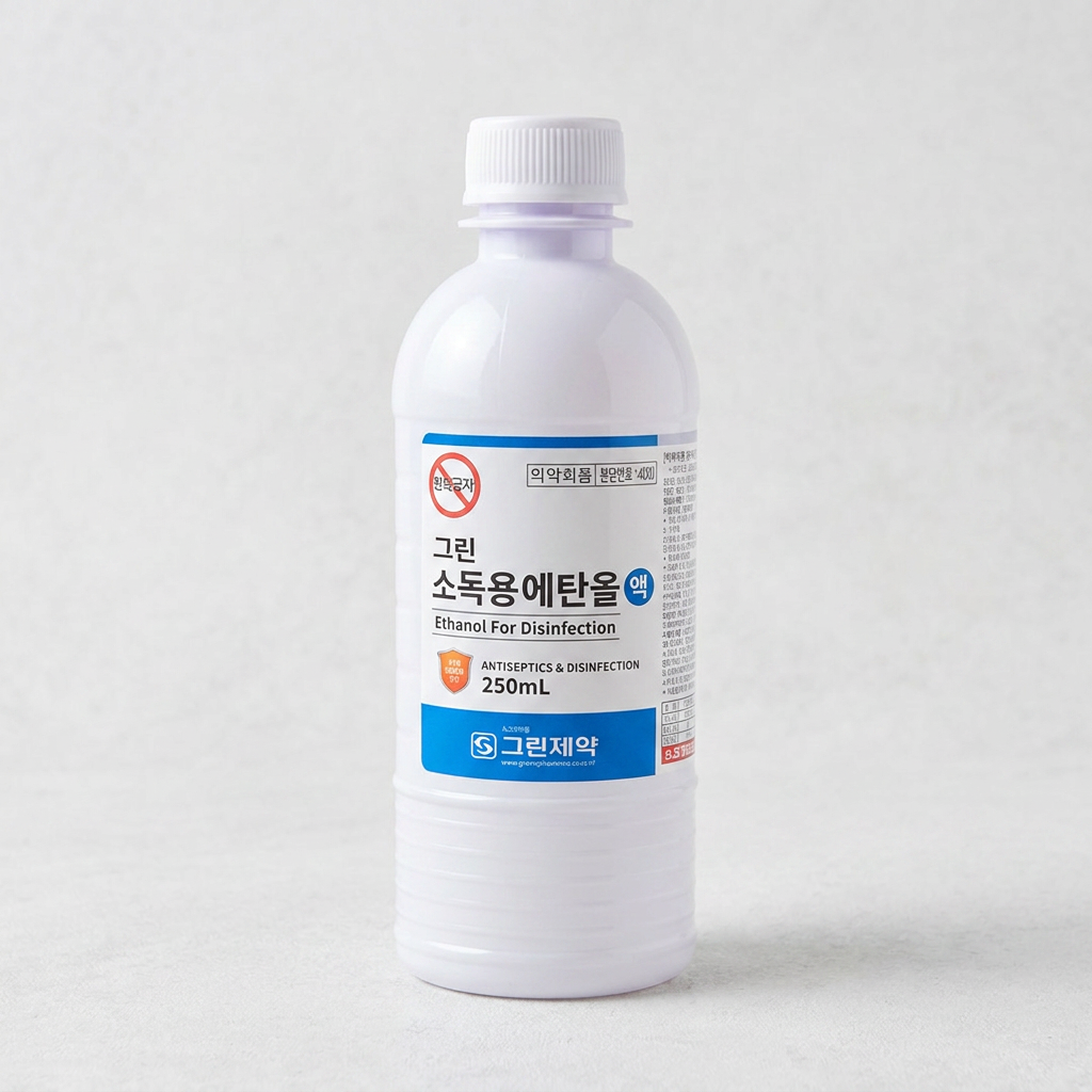 그린제약 소독용 에탄올액, 250ml, 5개