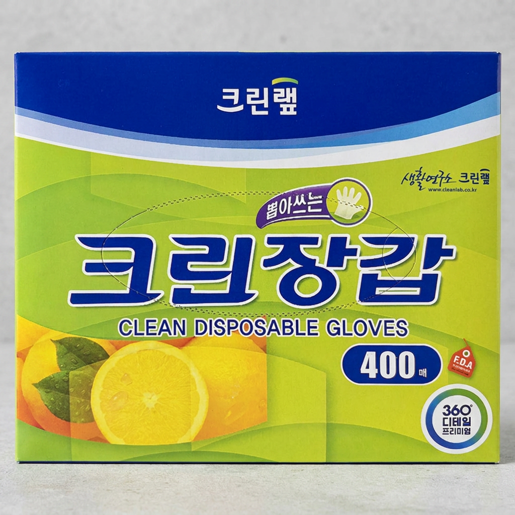 크린랲 크린장갑, 400매, 1개