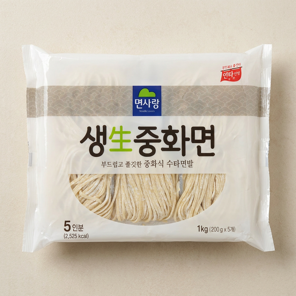 면사랑 생중화면, 1kg, 2개