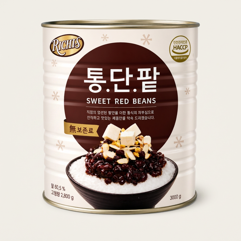 동서 리치스 통단팥, 3kg, 1개