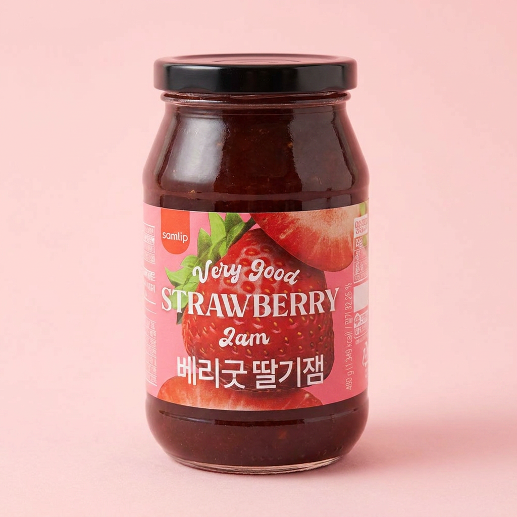 삼립 베리굿 딸기잼, 480g, 1개