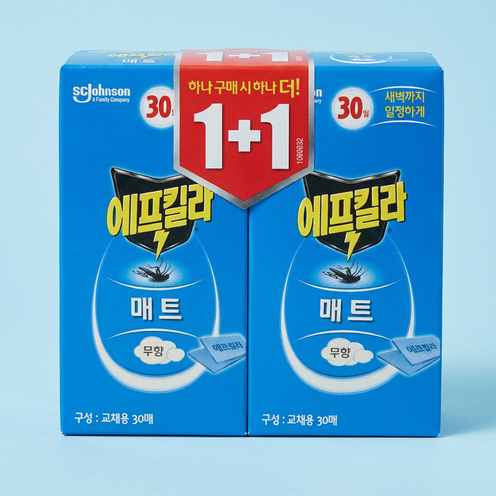 에프킬라 매트, 무향, 30매, 1개