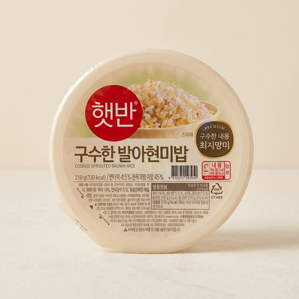 햇반, 구수한 발아현미밥, 210g, 4개 + 구수한 흑미밥, 210g, 4개 + 구수한 잡곡밥, 210g, 4개