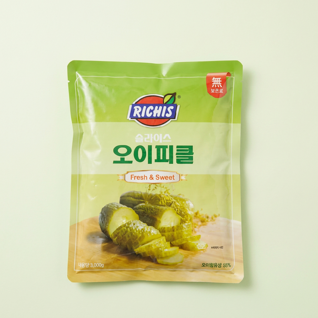 동서 리치스 슬라이스 오이피클, 3kg, 1팩