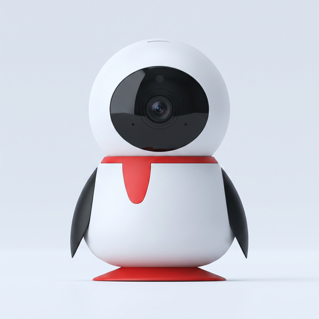 펭카 홈캠 보안카메라 베이비캠 CCTV PE204, 펭카, 1개