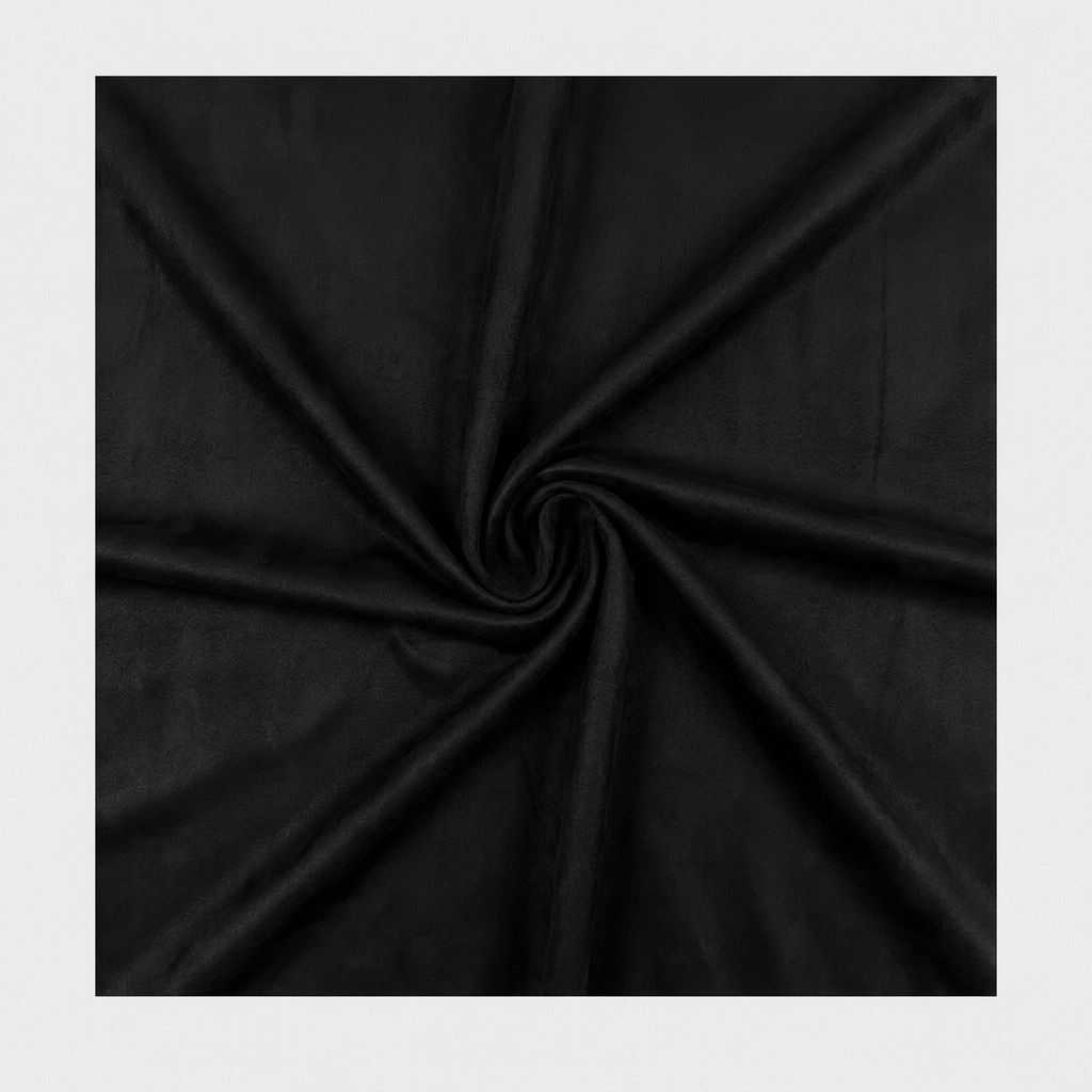 블랙 암막천 커튼 스웨이드원단, 블랙, 140x90cm, 1개