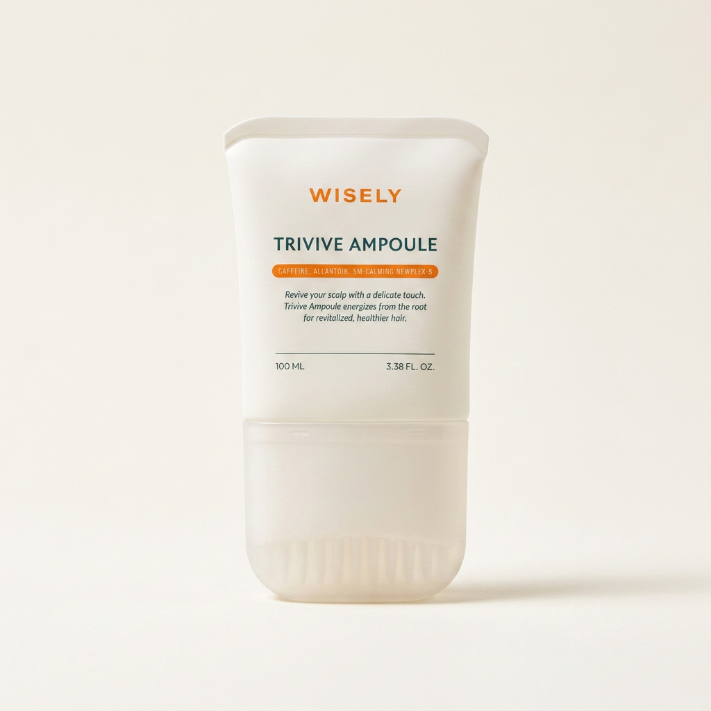 와이즐리 탈모 앰플 두피 케어 정수리 케어 가르마 케어 괄사 브러쉬 앰플, 100ml, 2개