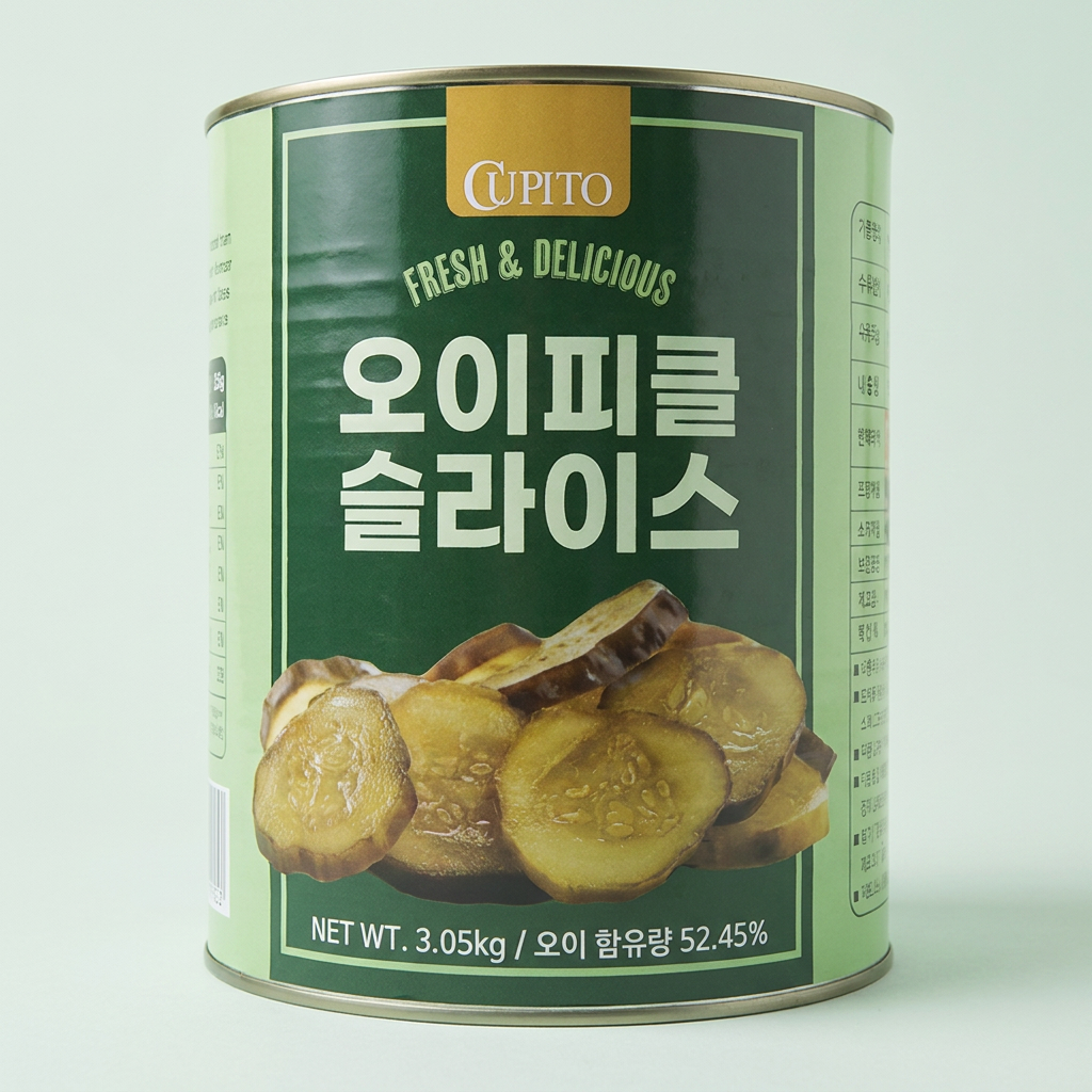 큐피토 오이피클 슬라이스, 3.05kg, 1개