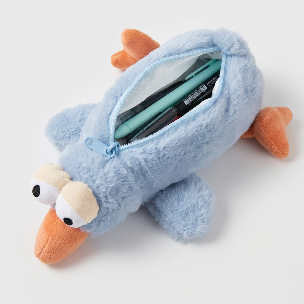 동물인형필통, 벌새, 1개 상품 이미지