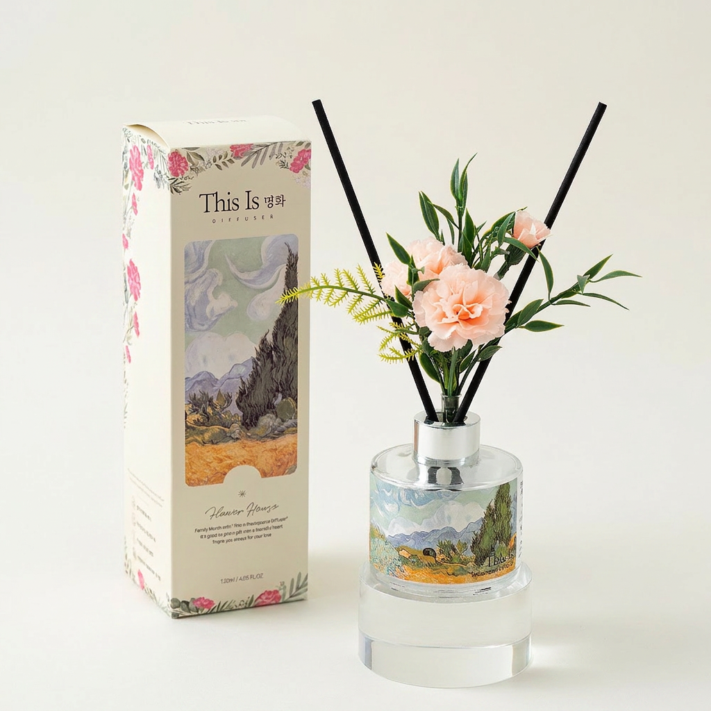 디스이즈 명화 디스이즈 디퓨저, 꽃집 생화향 플라워하우스, 120ml, 1개