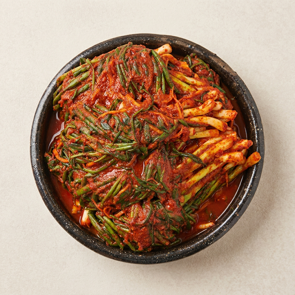 원김치 쪽파김치, 알싸한 풍미, 아삭한 식감, 5kg, 1개