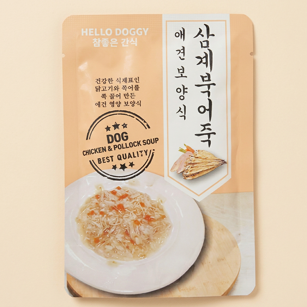 헬로도기 삼계북어죽, 80g, 1개