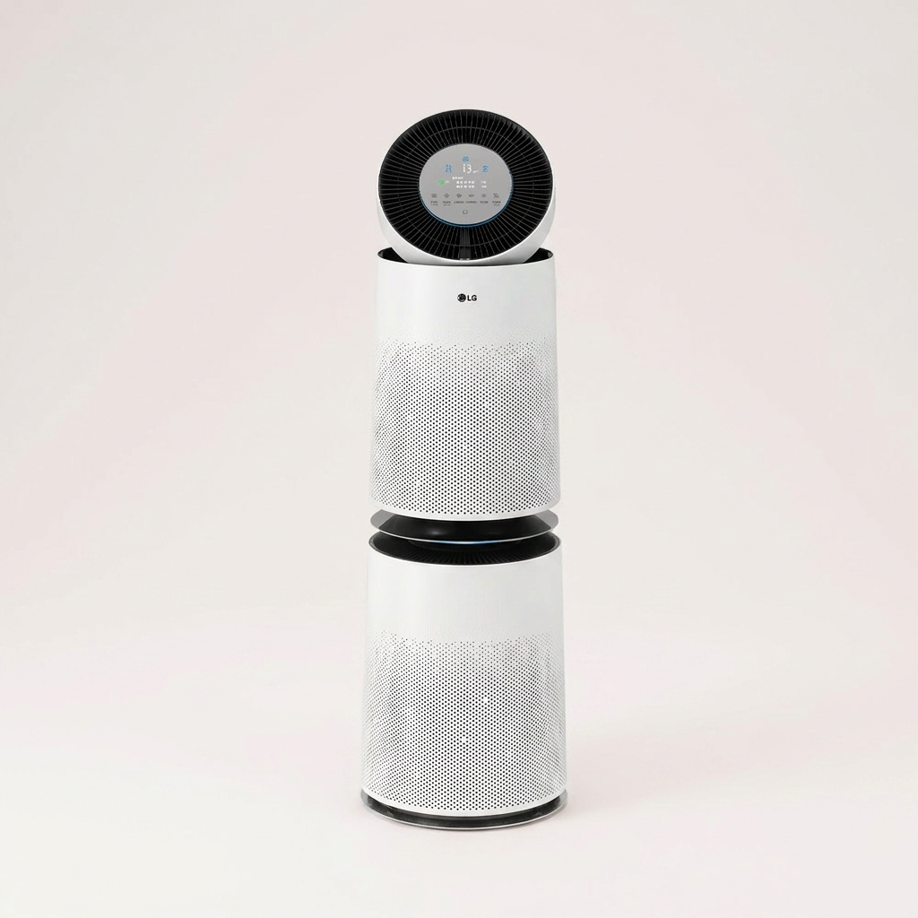 LG 퓨리케어 360도 공기청정기 플러스, 크리미스노우