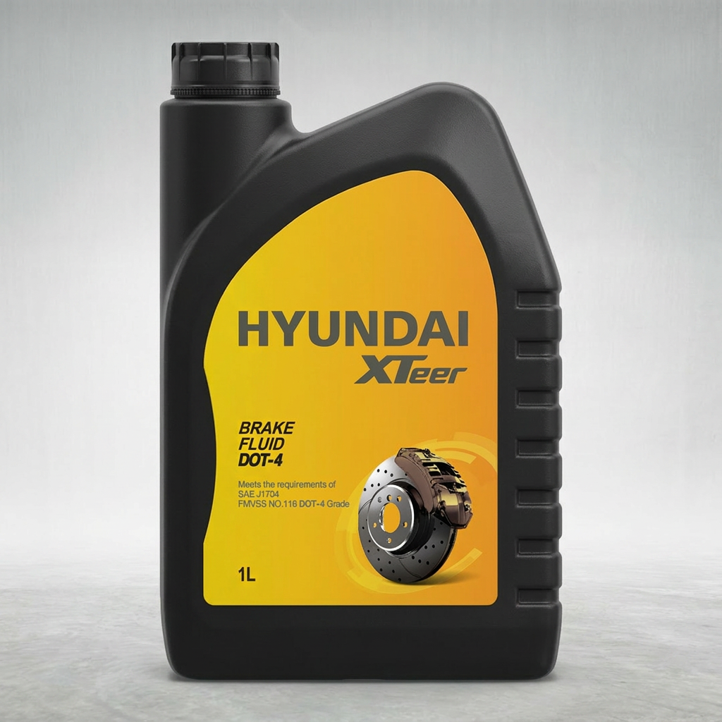 현대오일뱅크 XTeer DOT-4 브레이크액, 1L, 1개