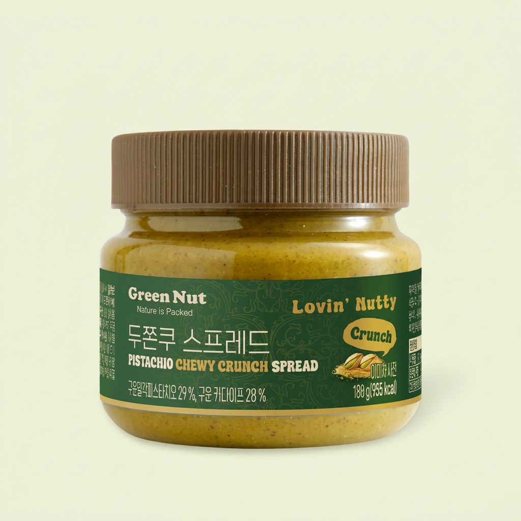 그린너트 두쫀쿠 스프레드, 피스타치오, 180g, 1개 토스쇼핑 특가