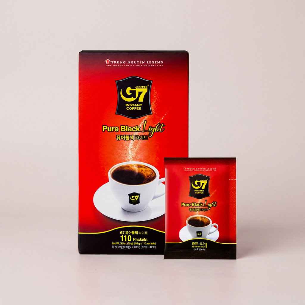 G7 커피 퓨어블랙 라이트, 0.9g, 110개입, 3개