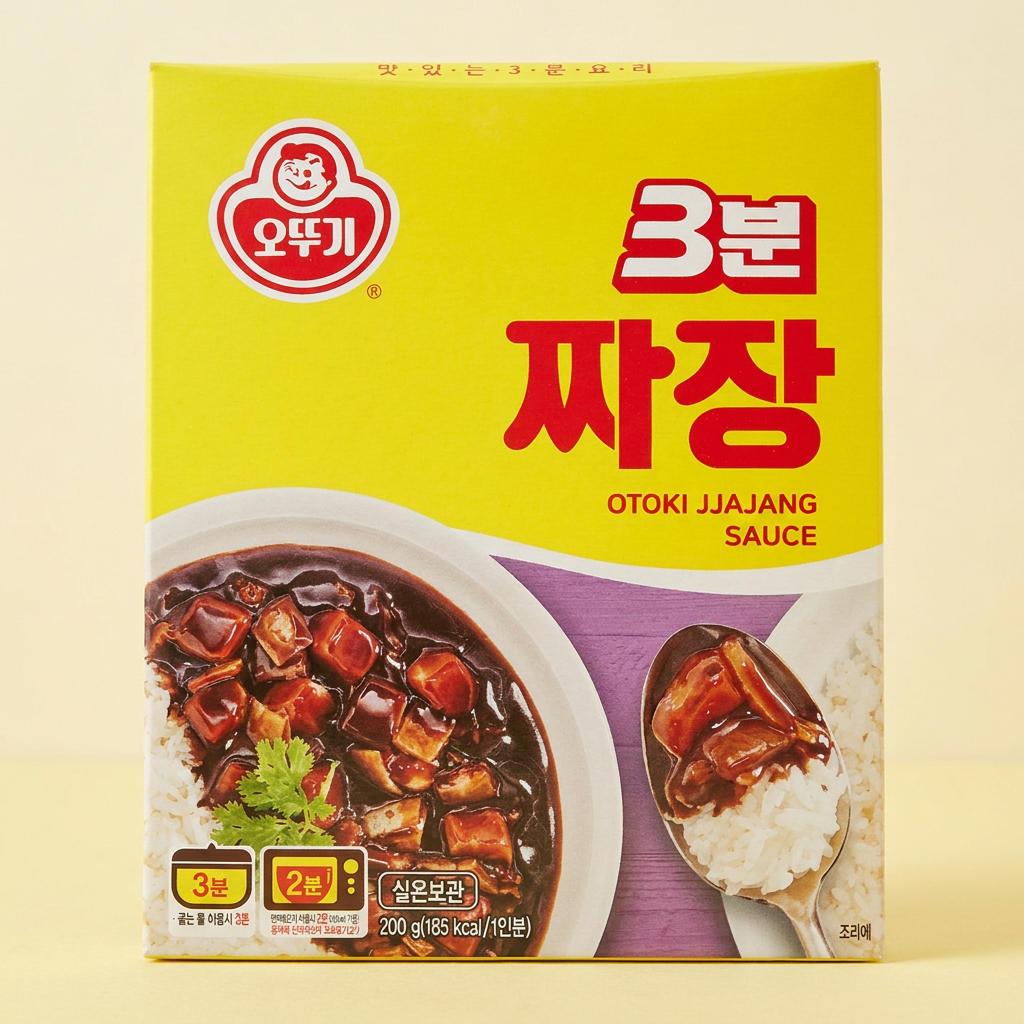 오뚜기 3분 짜장, 200g, 24개