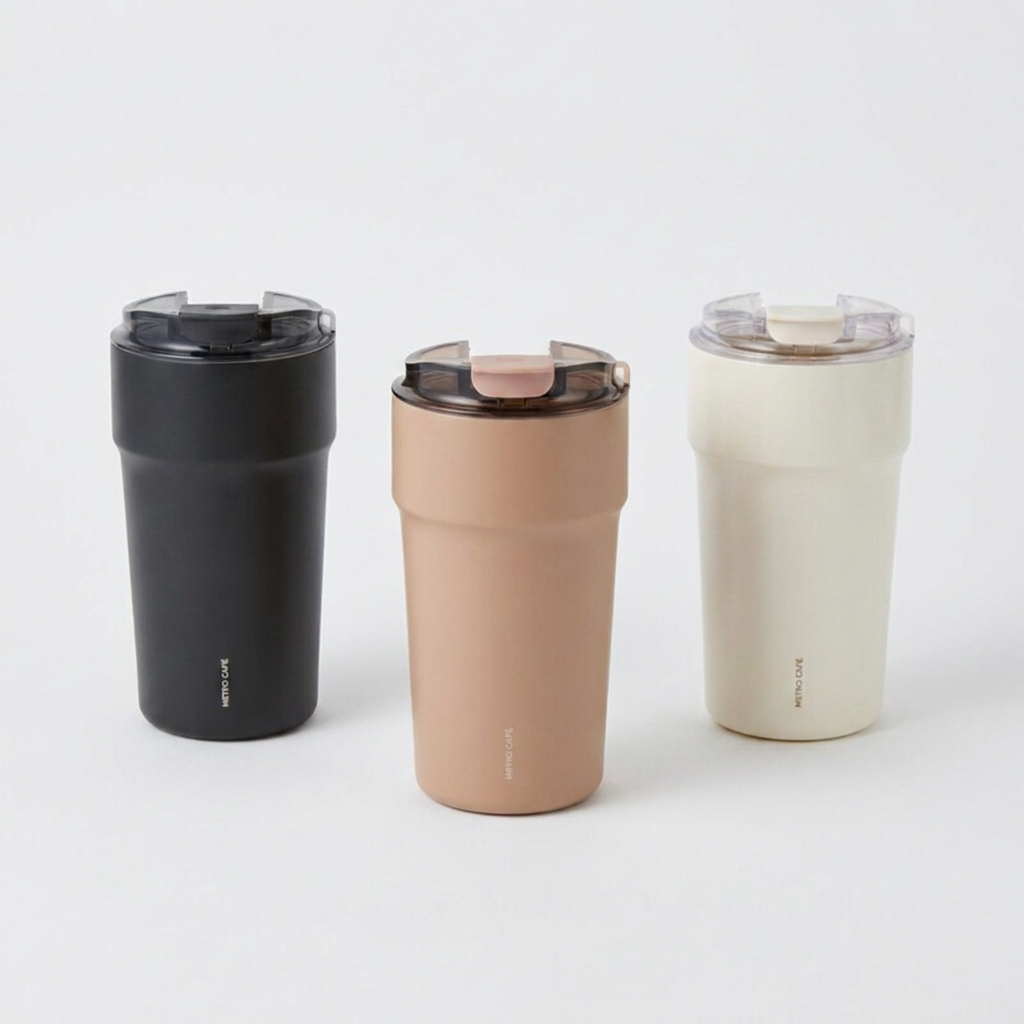 락앤락 메트로 카페 세라믹 텀블러, 코코아, 500ml