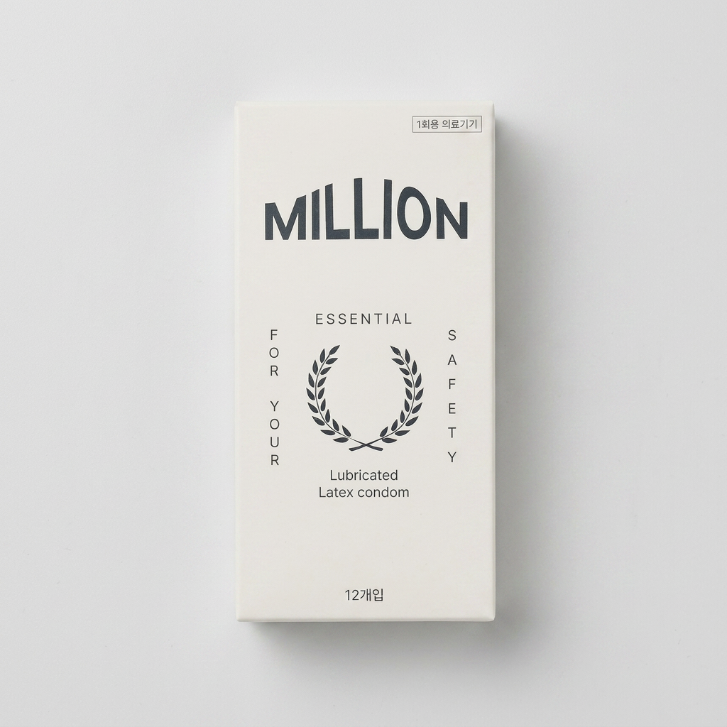 유니더스 밀리언 콘돔, Plain, 12개입, 1개