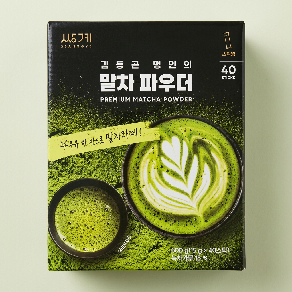 쌍계 김동곤 명인의 말차 파우더, 15g, 40스틱, 1개