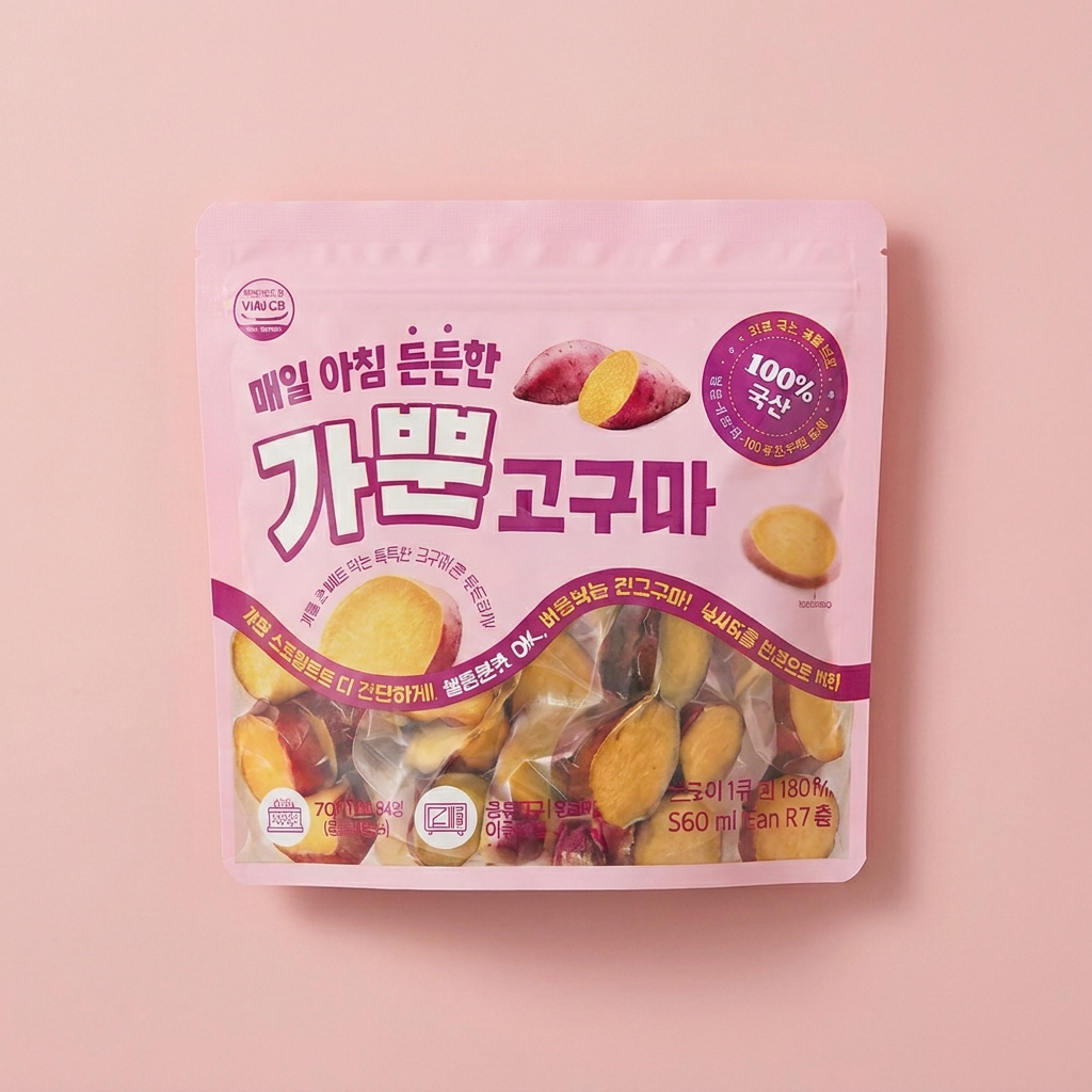 한울 매일 아침 든든한 가뿐 고구마, 560g, 1봉