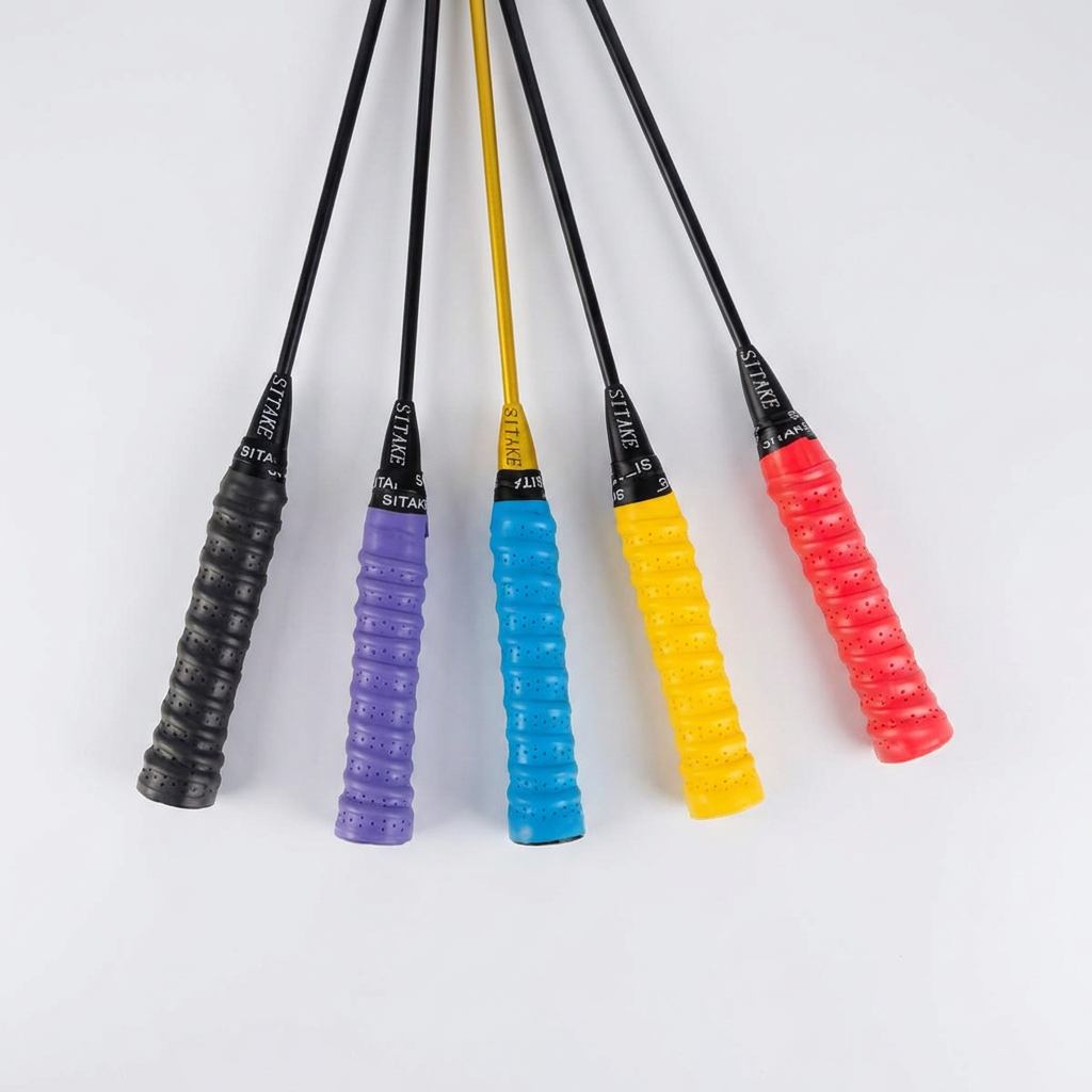 시타케 파크골프 실리콘 그립, 블랙, 0.8x25x1100mm, 5개 세트