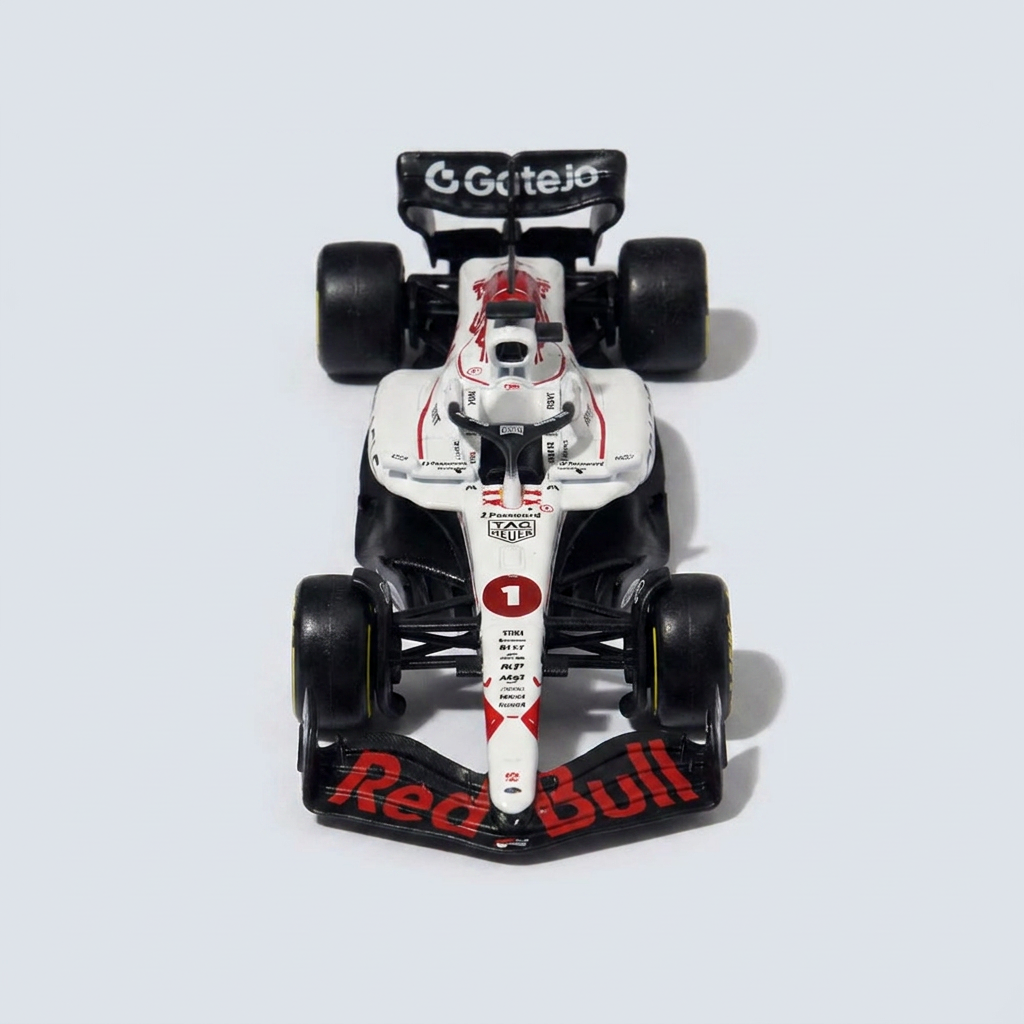 브라고 1:43 F1 레이싱카, 레드불 RB21 일본GP 막스 베르스타펜, 종이케이스, 1개