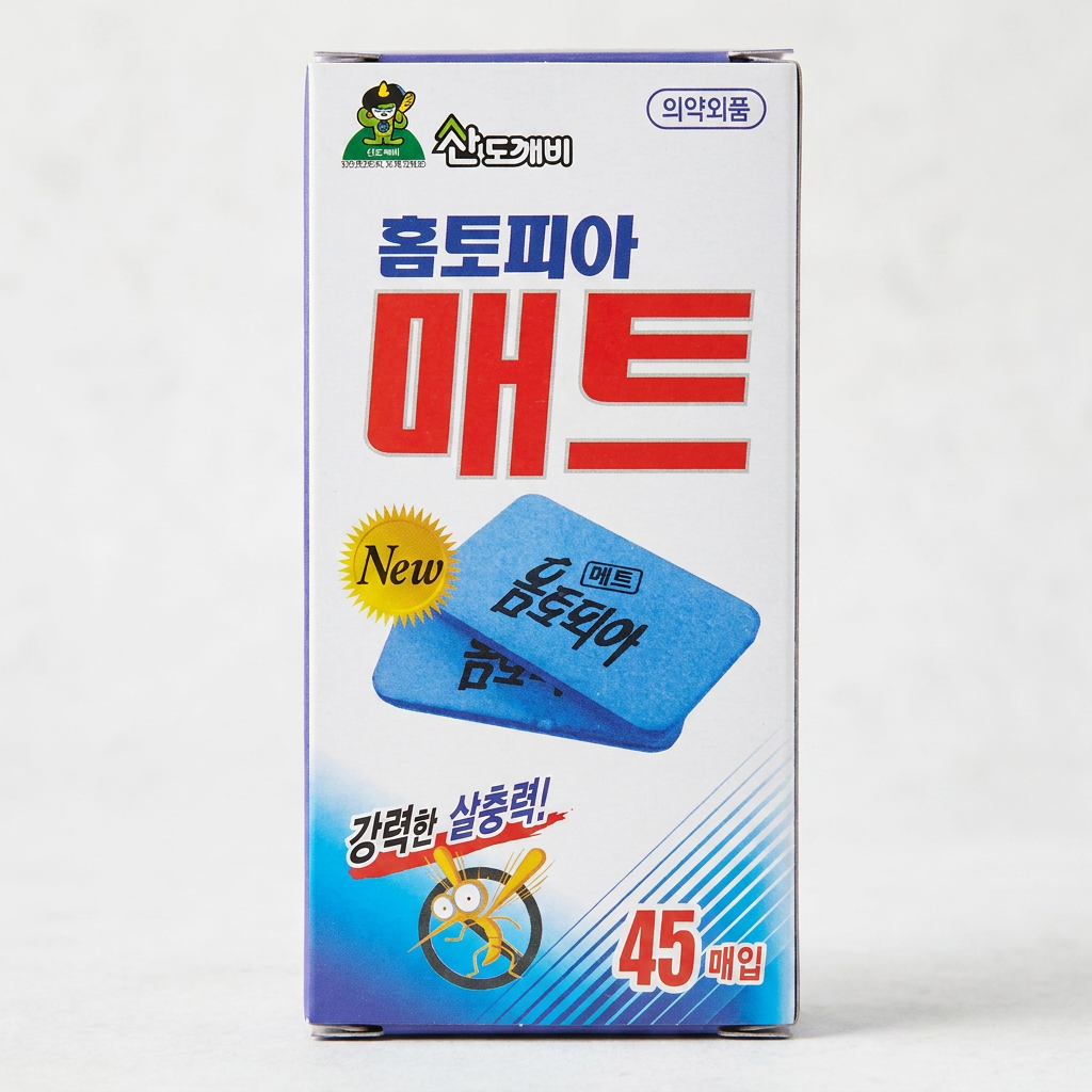 산도깨비 홈토피아 모기 매트 리필, 45P, 1개