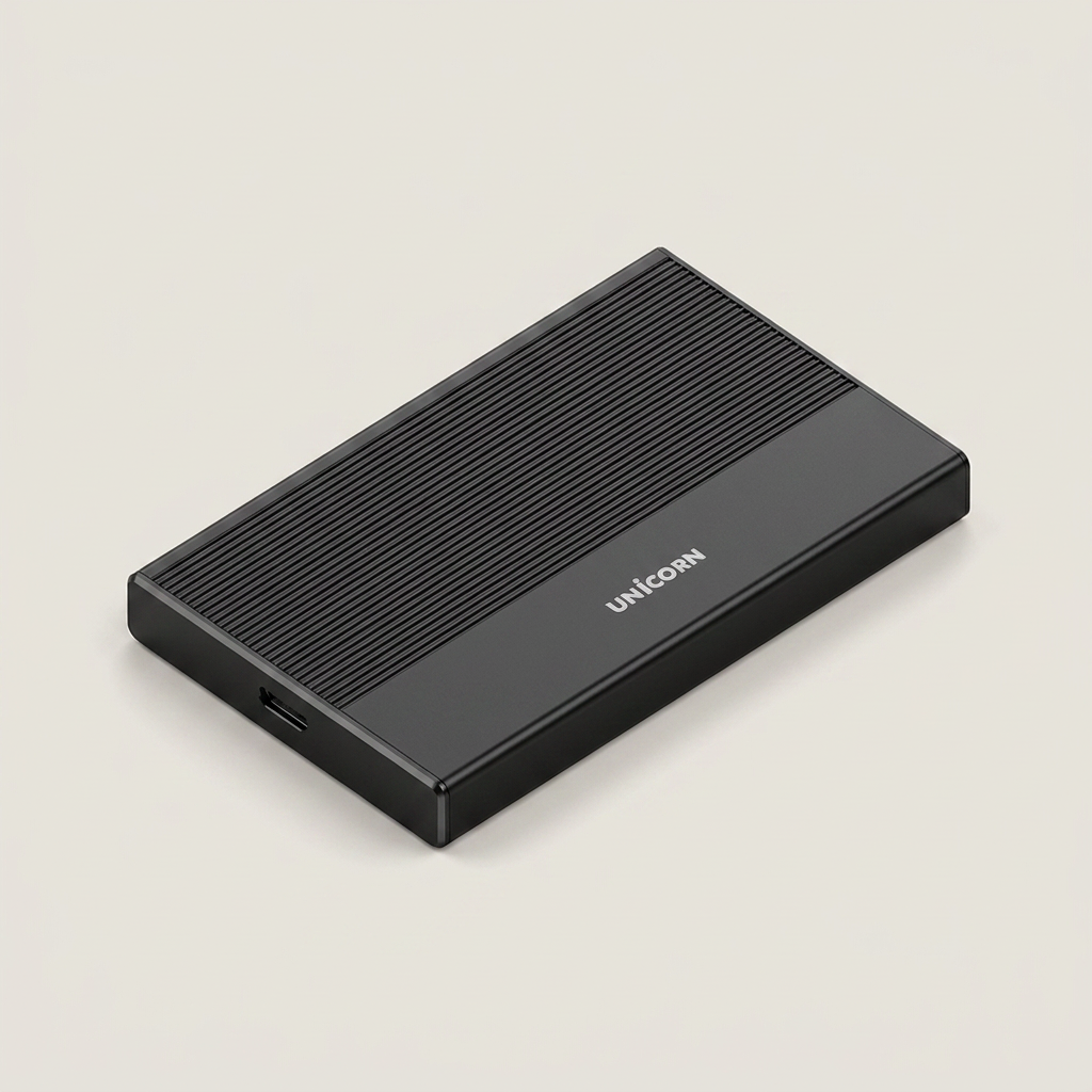 유니콘 2.5형 외장하드 케이스 HDD-700VA, 1GB, 1개