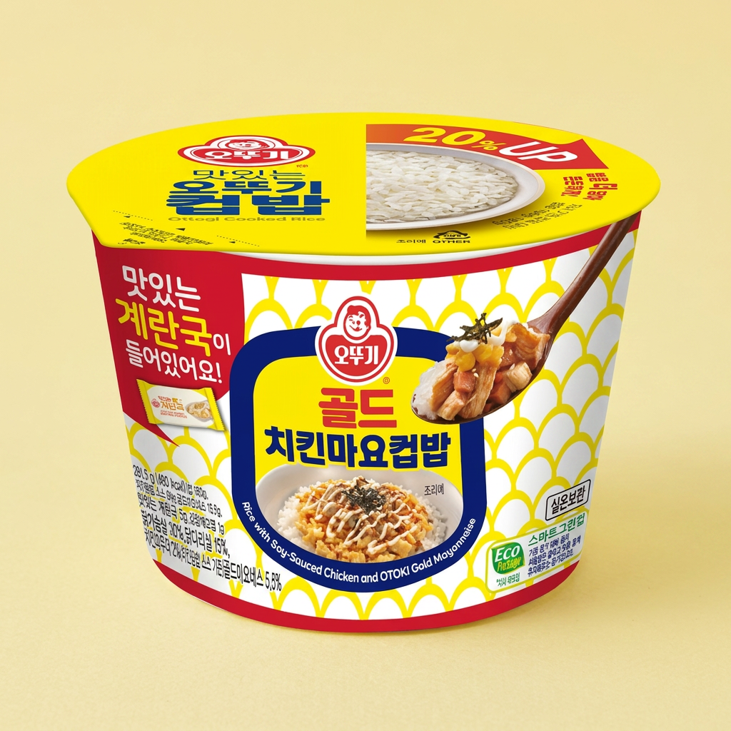 오뚜기 골드치킨마요컵밥, 281.5g, 6개