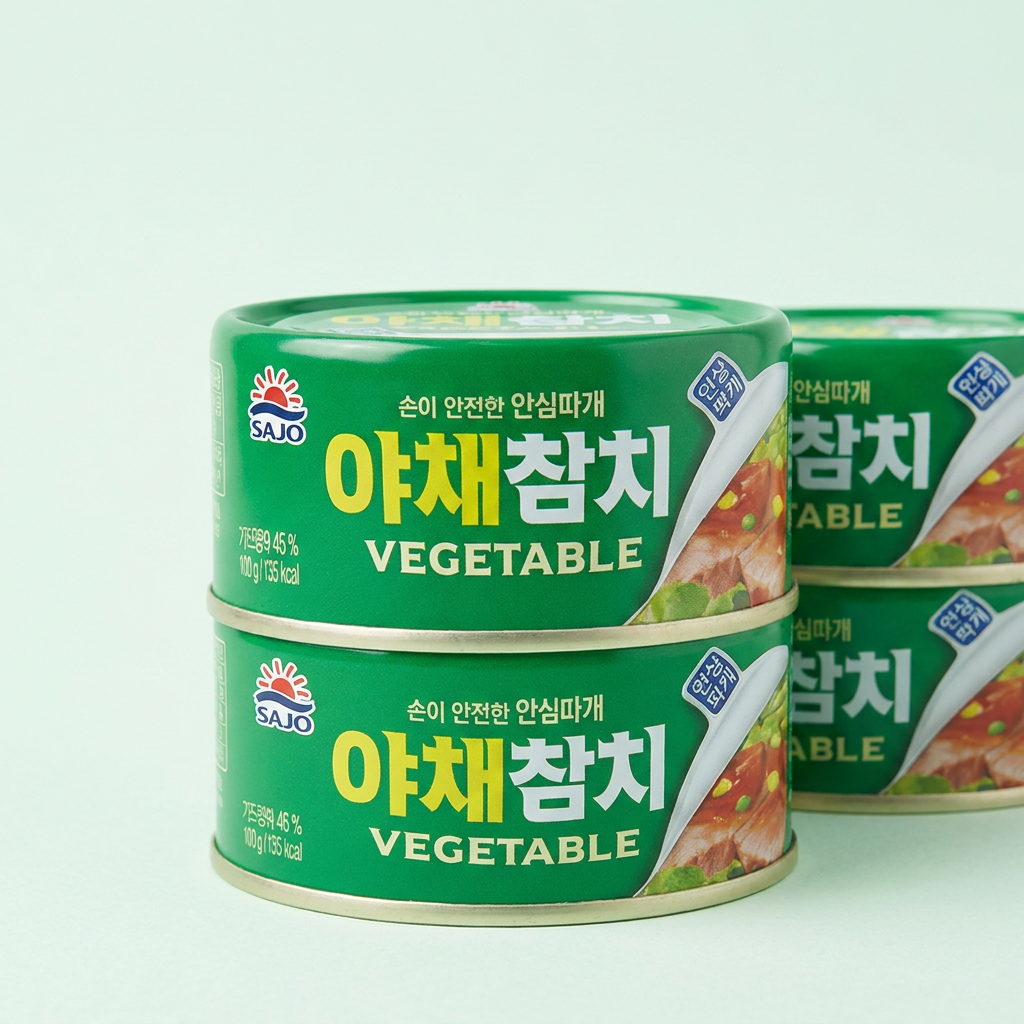 사조야채참치 안심따개, 100g, 5개