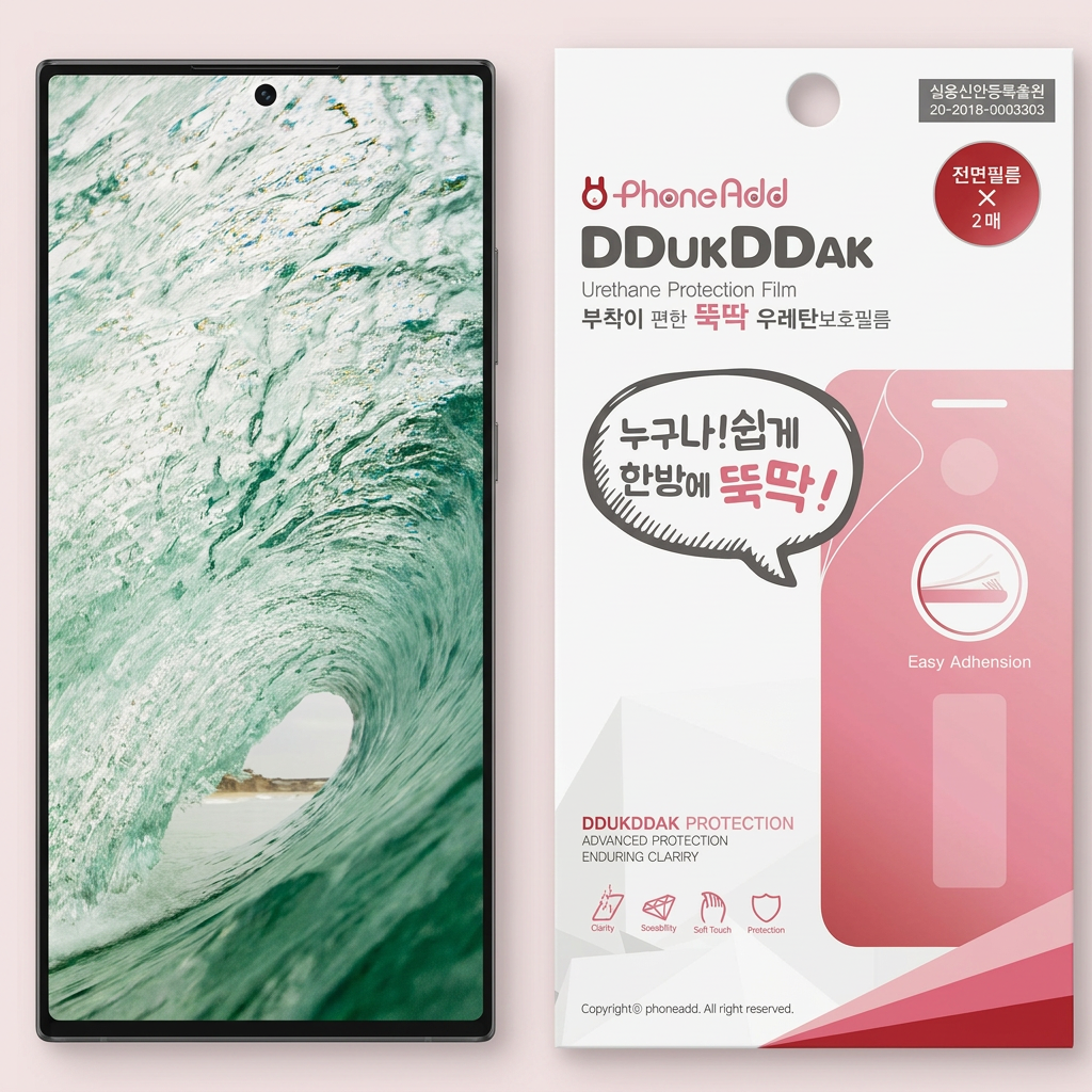 뚝딱 우레탄 액정 보호필름, 갤럭시 S23 울트라 (S918), 2매입, 1개