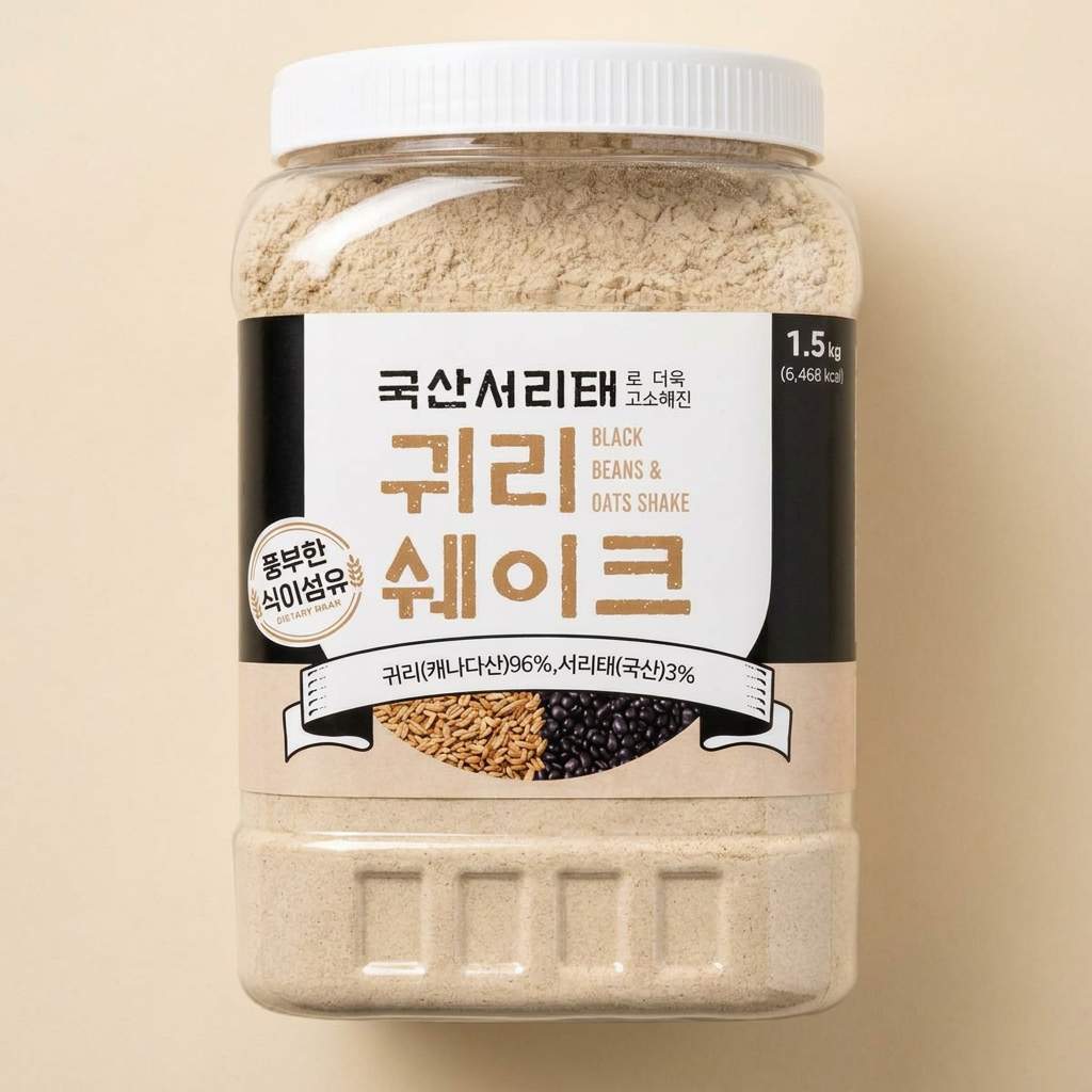국내산 서리태 귀리쉐이크, 1.5kg, 1개