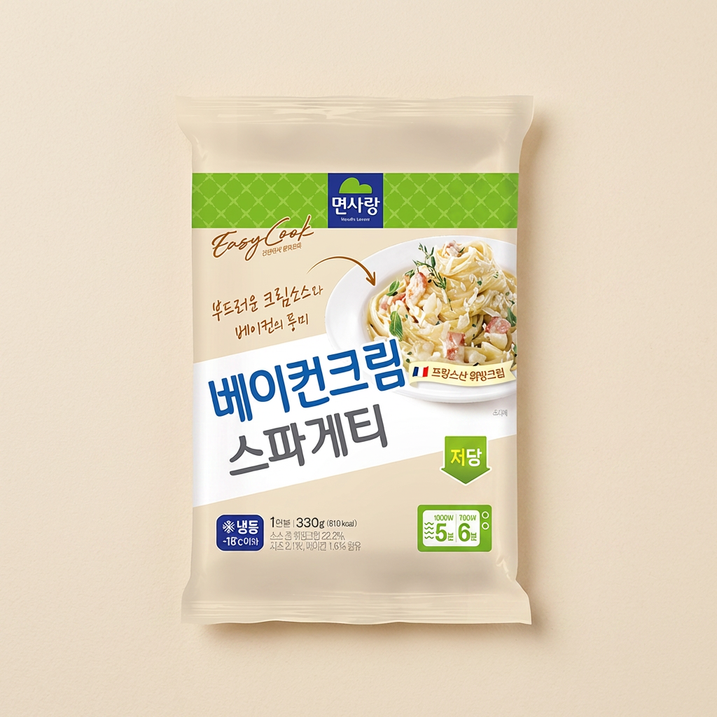 면사랑 베이컨크림스파게티, 330g, 6개