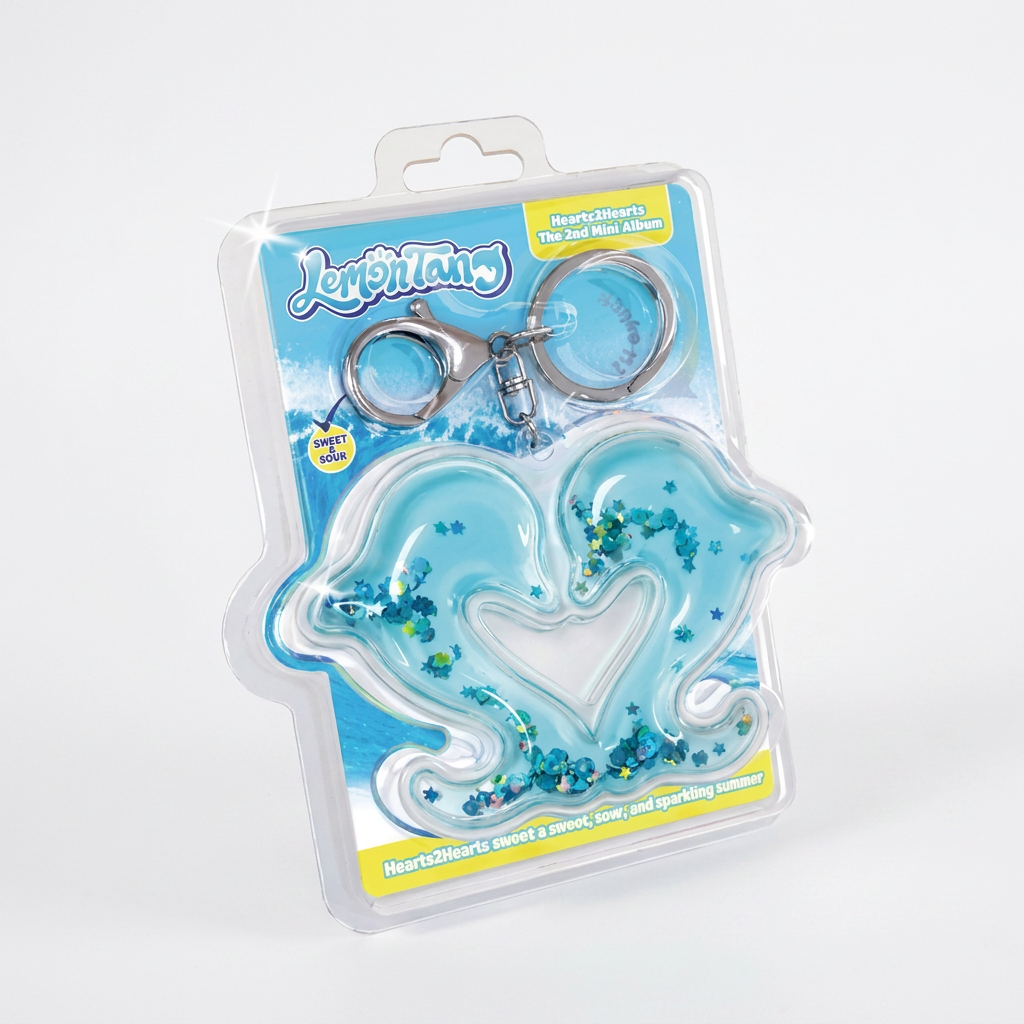 SM ENTERTAINMENT Hearts2Hearts 하츠투하츠 미니 2집 앨범 Lemon Tang 레몬탱 Keyring Ver, 디스크 1개