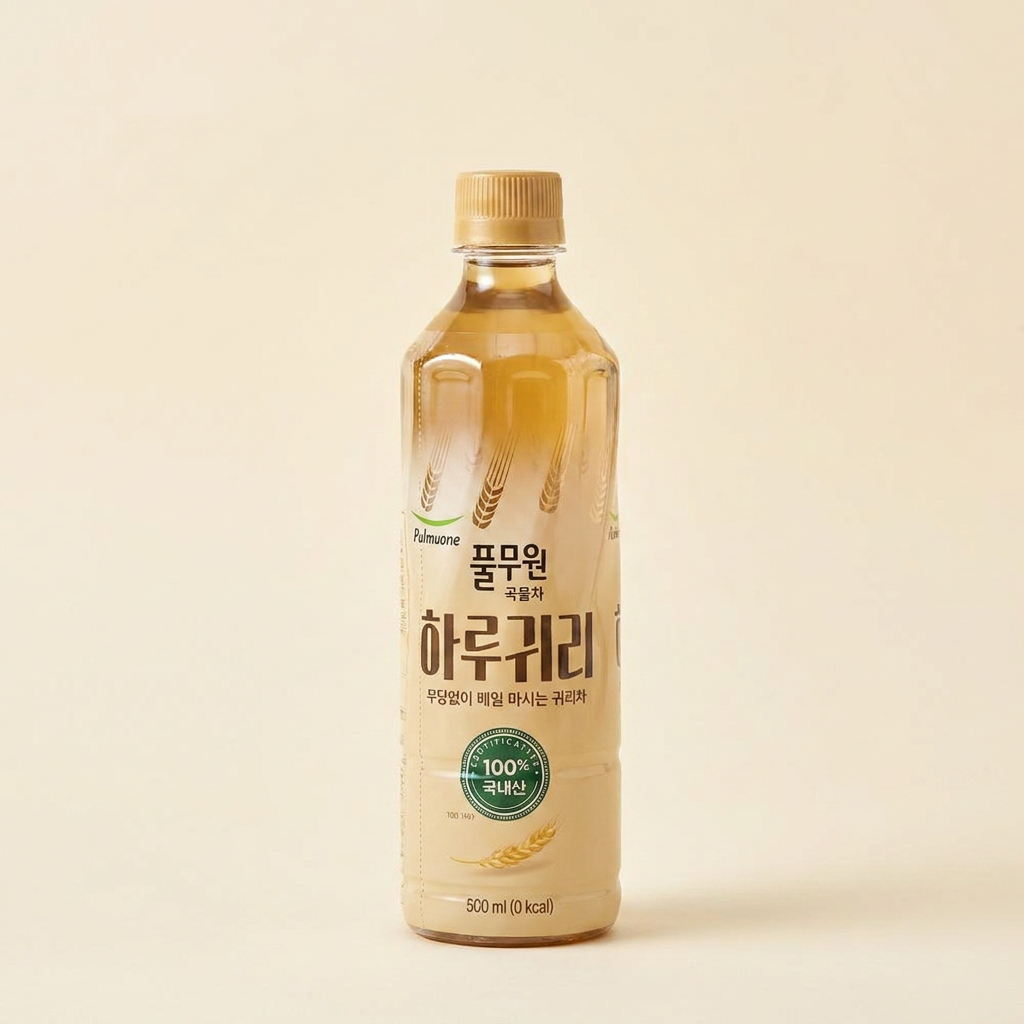 풀무원 곡물차 하루귀리, 500ml, 10개