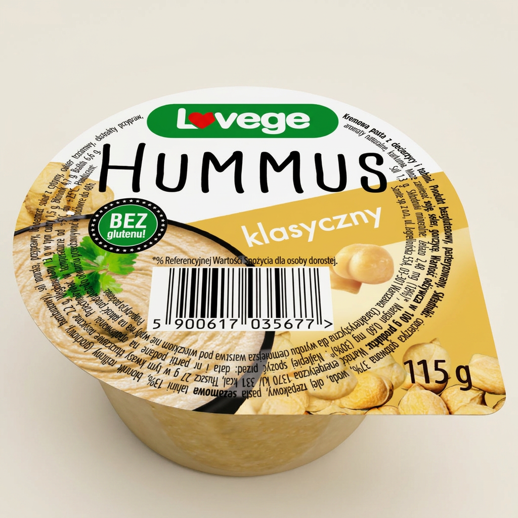러베지 후무스 클래식, 115g, 3개