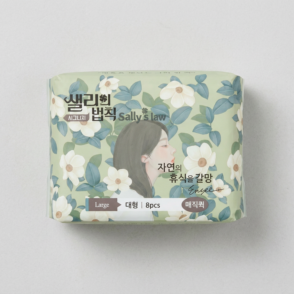 샐리의 법칙 시그니처 매직퀵, 대형, 8개입, 5팩