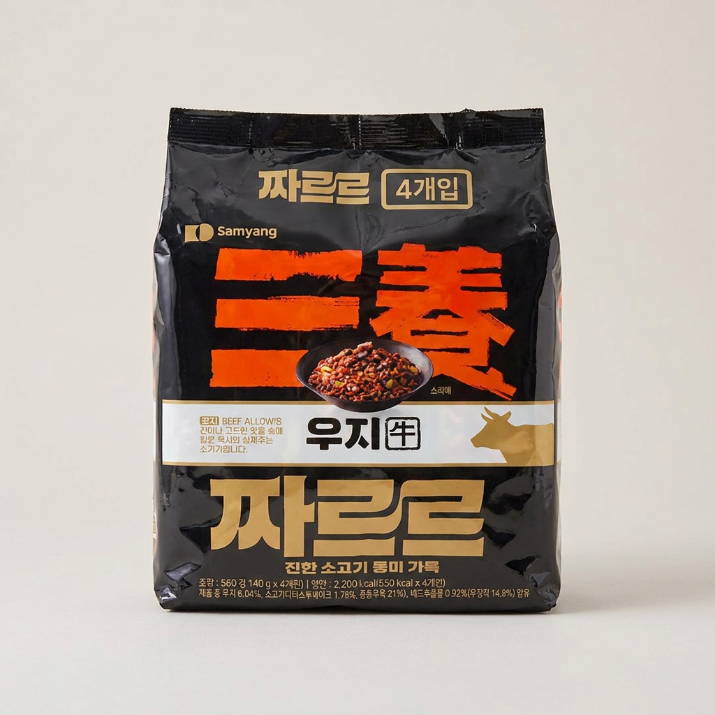 삼양 우지 짜르르, 140g, 4개