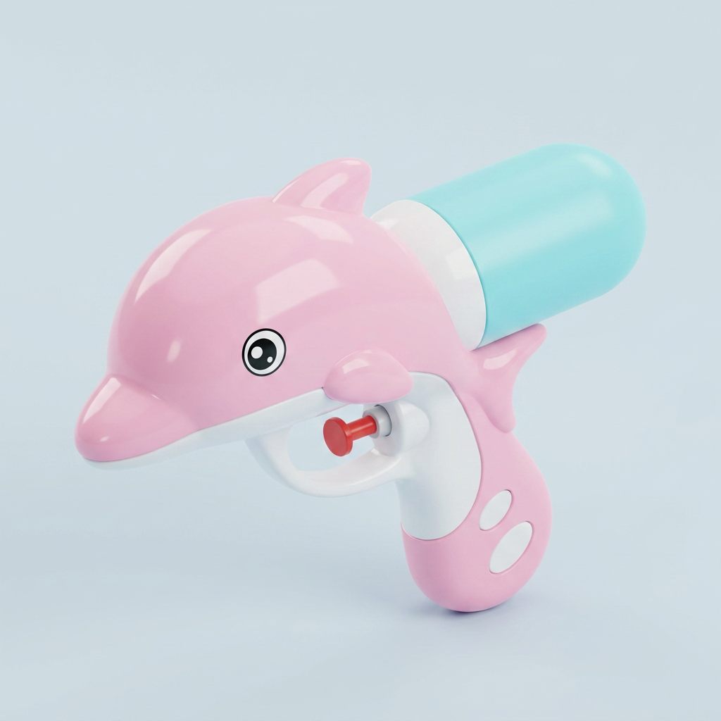 봄산 어린이 미니 돌고래 물총, 랜덤, 1개