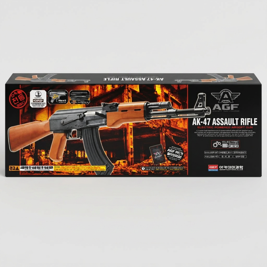 아카데미과학 AK-47 전동건, 17424, 1개