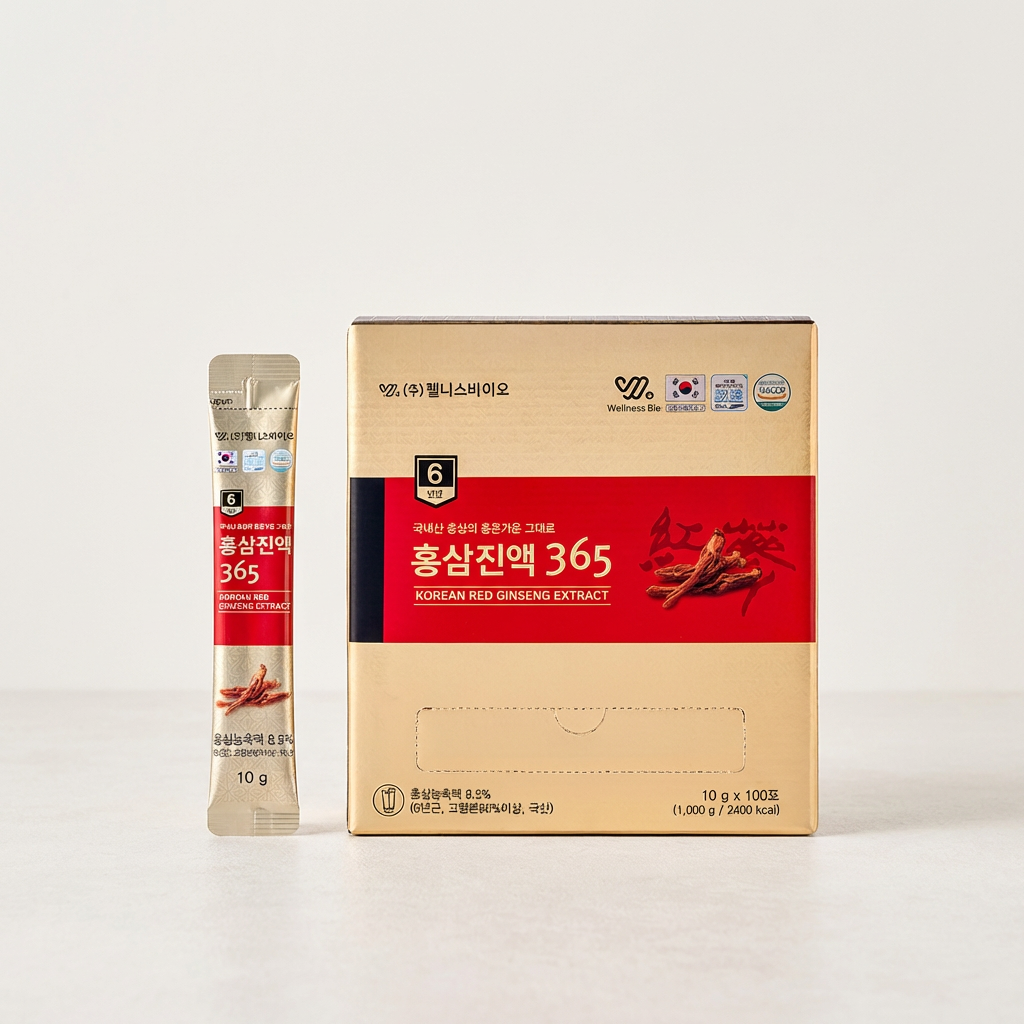 웰니스바이오 홍삼진액365, 10g, 100포, 3박스
