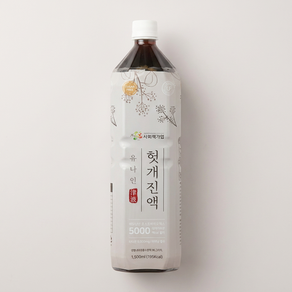 사회적기업 헛개진액, 1500ml, 1000개