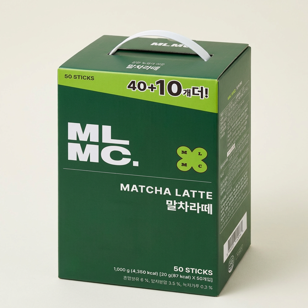 MLMC 말차라떼 스틱, 20g, 50개입, 1박스