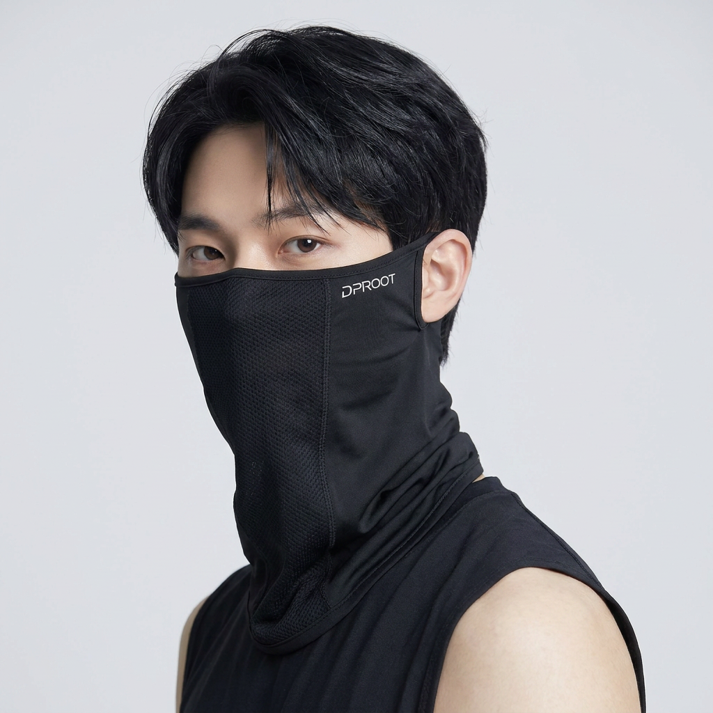딥루트 자외선차단 마스크, 블랙+스킨, FREE, 1세트
