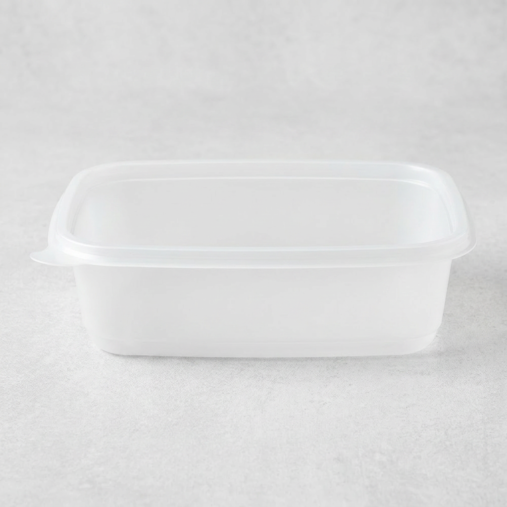 사각 죽용기 세트 JH, 반투명, 중, 850ml, 50세트