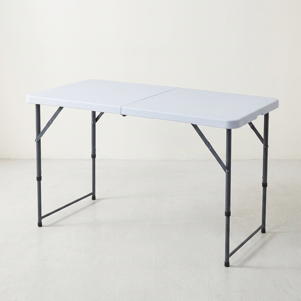 리빙 체인지 야외 테이블, 화이트, 1200mm