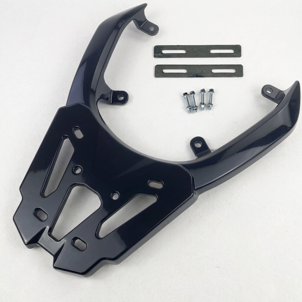 HUE.N BIKE UHR125,150 탑박스 브라켓, 유광블랙, 1개