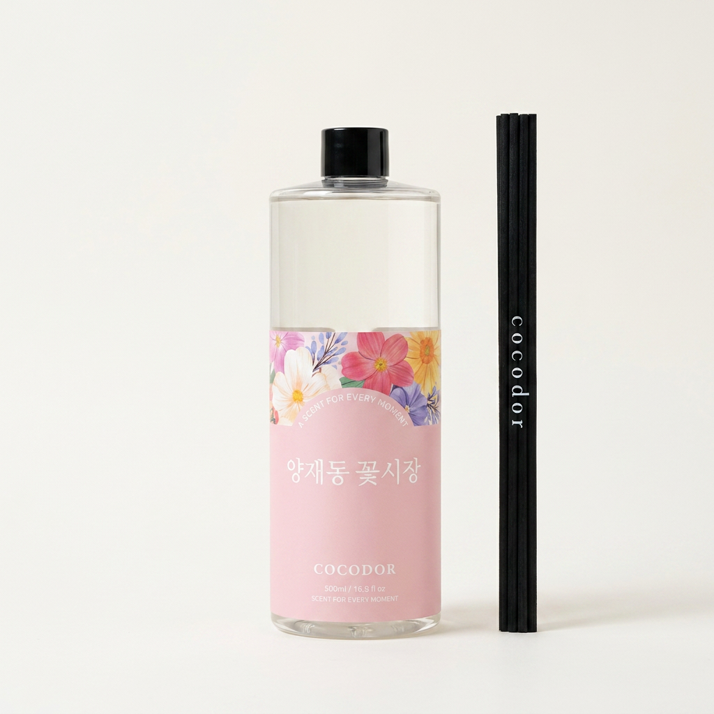 코코도르 퍼퓸 디퓨저, 양재동꽃시장, 500ml, 4개